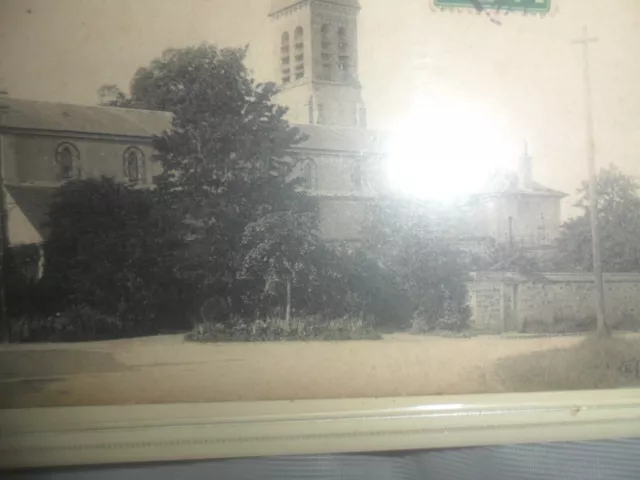 CPA - 77 - BOIS LE ROI  - L'EGLISE- animée- circulée 1925