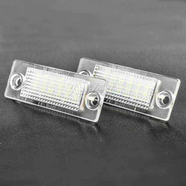 2X LED Kennzeichenbeleuchtung für VW Caddy 3  Golf 5 Plus Jetta  Touran  T5