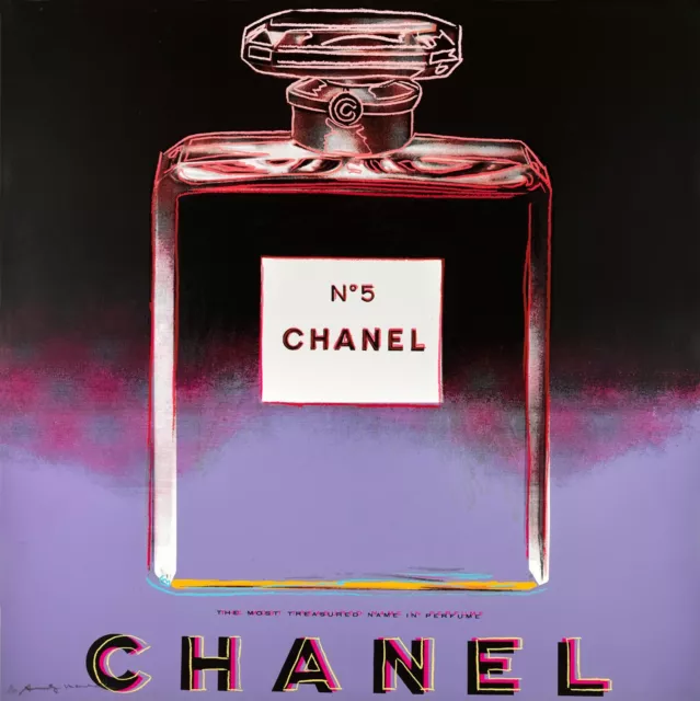 ANDY WARHOL Pop Art Poster or Rolled Canvas Print "CHANEL" Advertisement Series