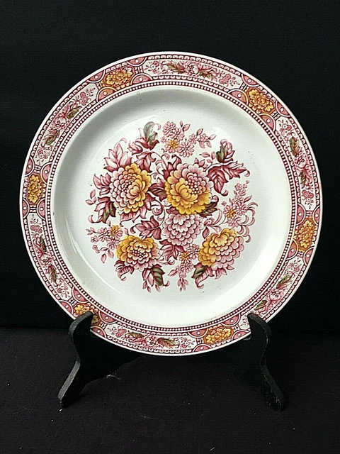 Assiette En Céramique Ridgway Ironstone Staffordshine "Canterbury" England