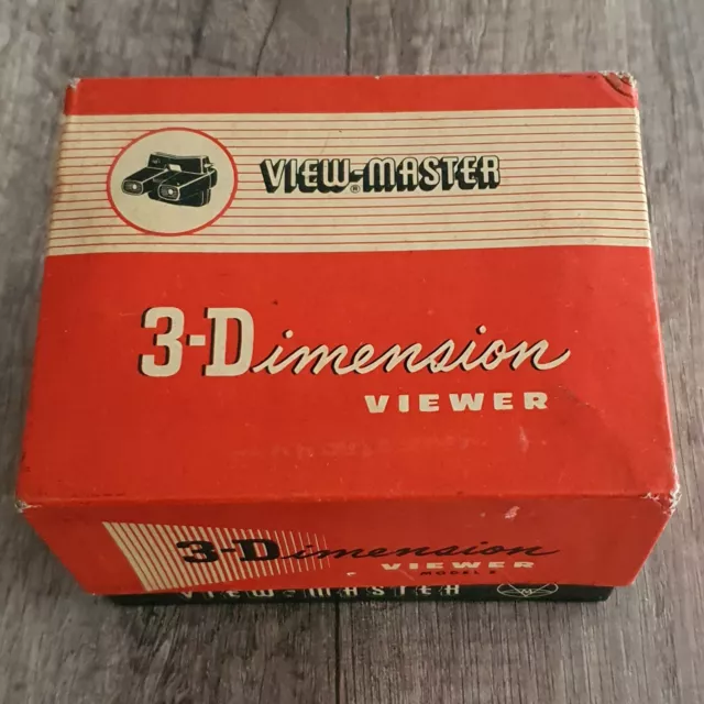 Sonstiges ► View-Master 3-Dimension Viewer | Model E | inkl. Fotopakete ◄ OVP