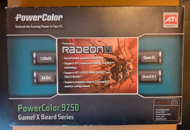 POWERCOLOR ATI RADEON 9250 128Mo AGP 4x EUR 20,00 PicClick FR