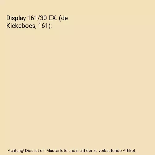 Display 161/30 EX. (de Kiekeboes, 161), Merho