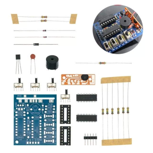 16 Music Sound Box Practice Learning Kits Components Parts 16-Tone BOX-16 Board