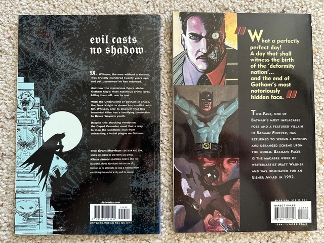 Batman TPB set: Gothic and Faces. Legends of the Dark Knight. Morrison. Wagner 2
