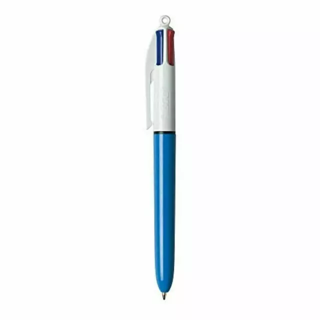BIC Medium Point Ball Pen, 4 Colors, Assorted Ink, 1 per Pack 3