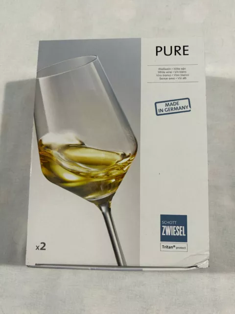 PURE / Schott Zwiesel Wine Glasses  X 2 / Brand New