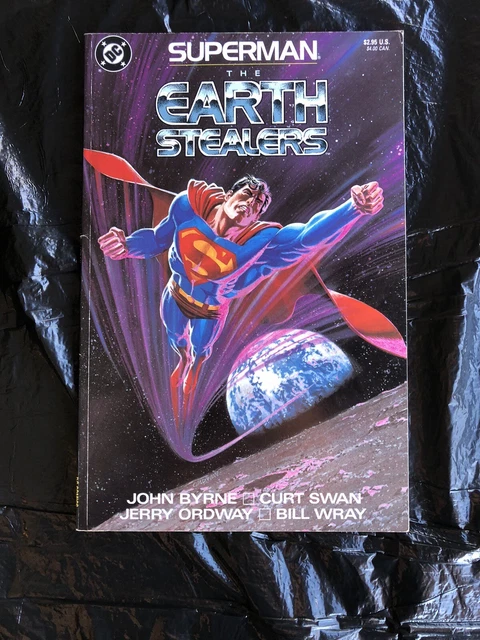 Superman The Earth Stealers DC GRAPHIC NOVEL 1988  TPB Comic Book