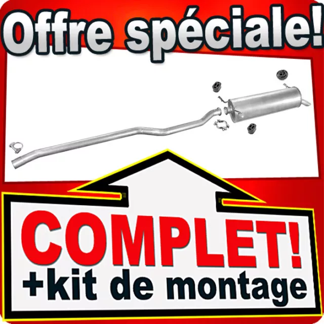 Ligne pot d'échappement pour CITROEN XANTIA 1.8 1.9 SD Hayon 1997-2000