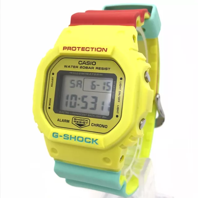 G SHOCK BREEZY RASTA Color DW 5600CMA Multicolor CASIO Japan USED 111.62 PicClick