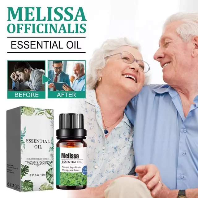 Olio essenziale Melissa Officinalis olio essenziale antistress naturale migliora la memoria S X3E2