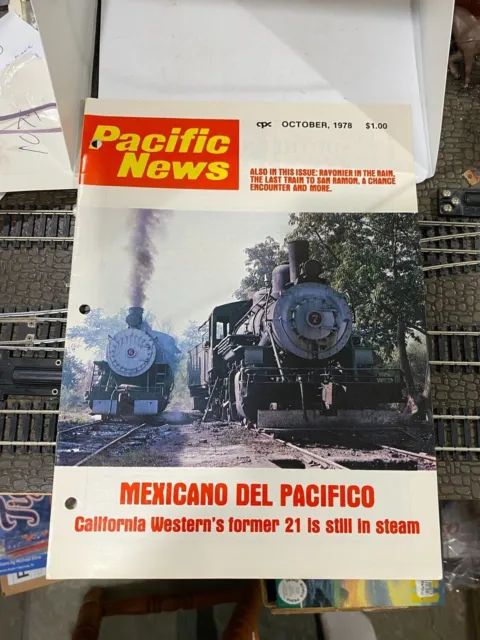 Pacific News - Vintage Train Enthusiast Magazine (October.1978).