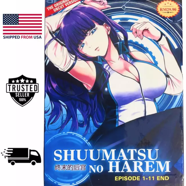 SHUUMATSU NO HAREM VOL.1-12 END DVD ANIME ENGLISH SUBTITLE REGION ALL