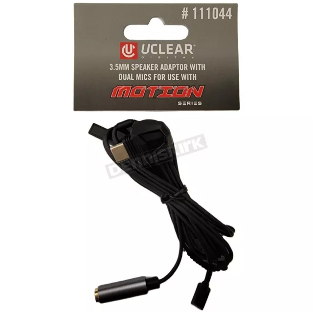 UCLEAR Digital 3.5mm Speaker Adapter w/Dual Mics for Motion Series 111044