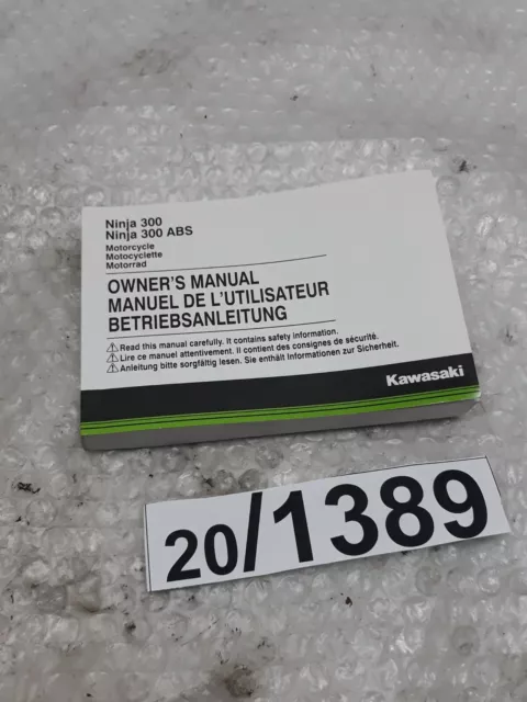 Manuale Uso Manutenzione Kawasaki Ninja 300