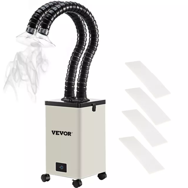 VEVOR Assorbitore Aspiratore Estrattore Fumi Saldatura 150W con Filtri a 3 Stadi