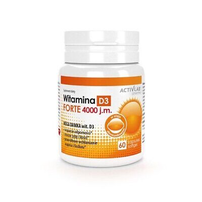 Activlab vitamina D3 Frote 4000IE 60 cápsulas