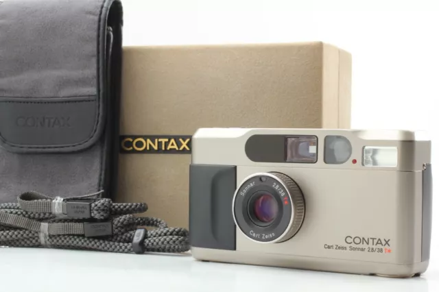 Read [Near MINT  in Case] Contax T2 Titan Silver Point & Shoot Camera From Japan