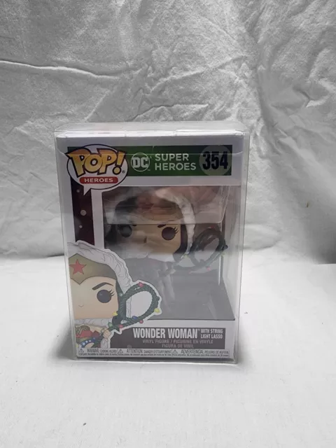 Wonder Woman with Christmas Lights Lasso Holiday #354 Funko Pop DC Heroes