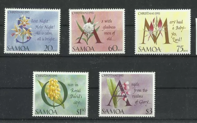 GB 1061. Samoa 1993 Christmas MNH