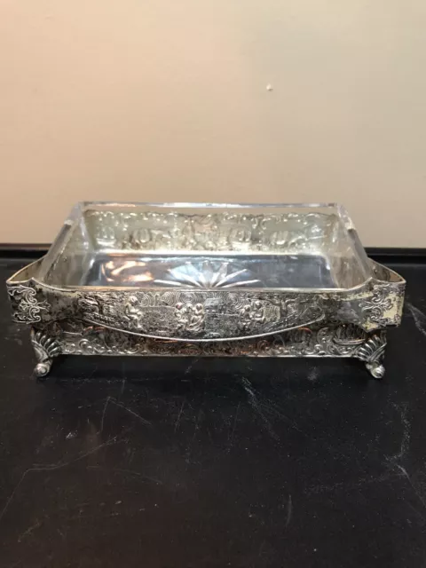 Vintage Candy Dish. Holland Wear. Scheffield on copper. Amazing detail