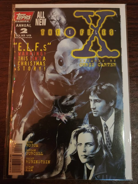 The X Files ANNUAL VOL.1 #2 TOPPS COMIC BOOK 9.0