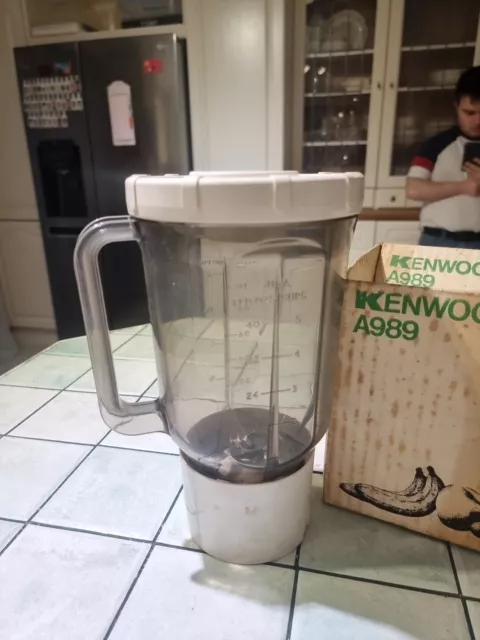 KENWOOD CHEF LIQUIDISER  ATTACHMENT , Smoked Acrylic Model A989 (for A901 Mixer)