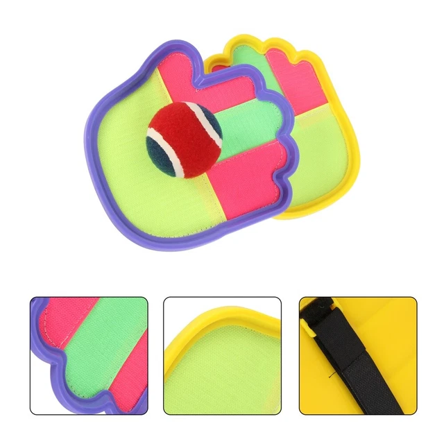 1Pc Paddle Tennis Spielzeug Set Spielplatz Fangen Bälle Outdoor Spielzeug
