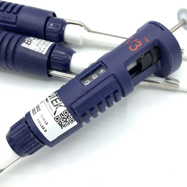 V3 Single-Channel Adjustable Pipettor Set - 0.5-10uL, 2-20uL, 20-200uL (3 pcs)