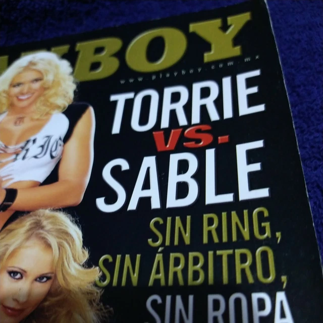 PLAYBOY RARE (TORRIE & Sable) WWE Magazine Mexican edition, MARCH 2004 EUR 27,85 - PicClick DE