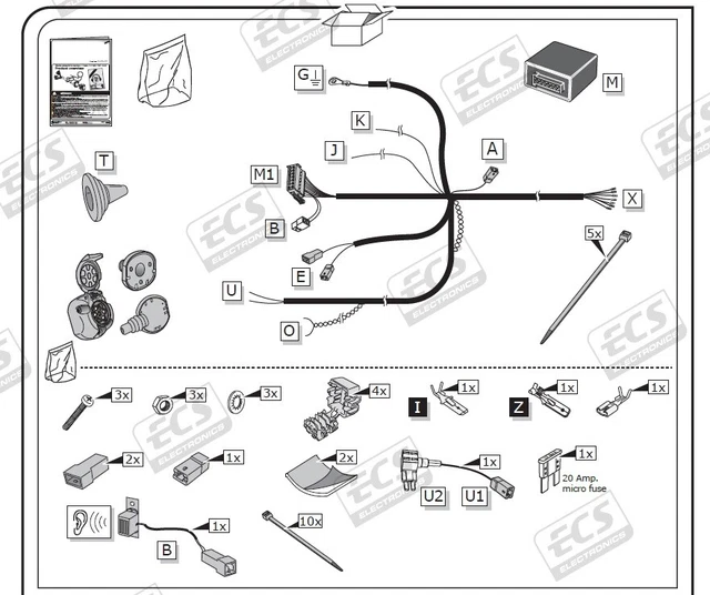 KIA CEED TOW Bar Wiring July 2018 to 2022 7 Pin DEDICATED Towing
