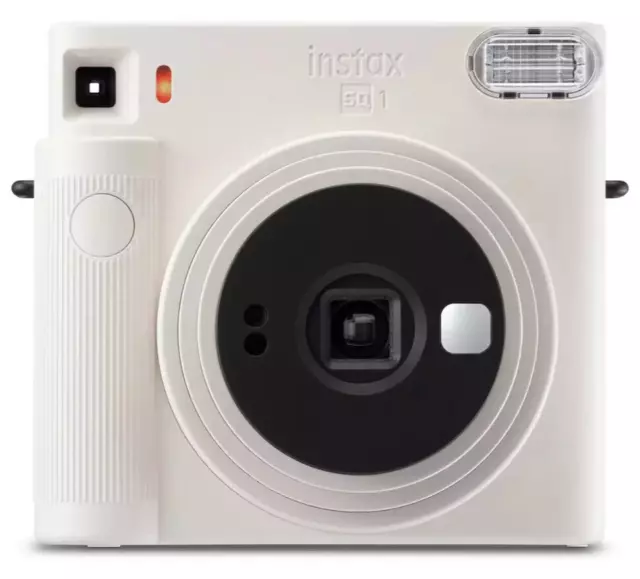 Fujifilm Instax Square SQ1 Instant Film Camera with 10 Shot Film Chalk White,NEW