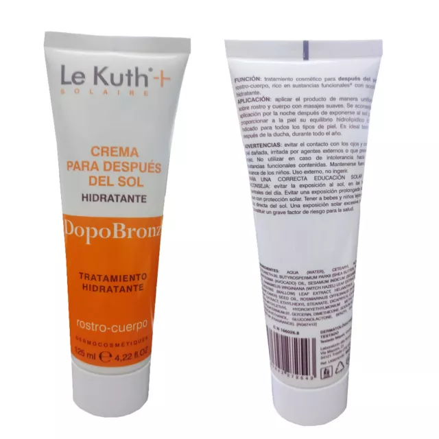 Le Kuth Crema Doposole Idratante Viso Corpo Dopobronz 125Ml - 2543