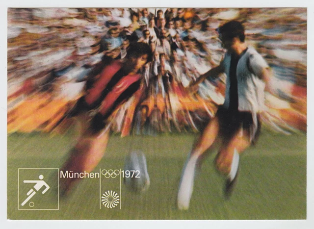 AK MÜNCHEN OLYMPIA 1972, Fußball , Alte Postkarte (6) EUR 3,00