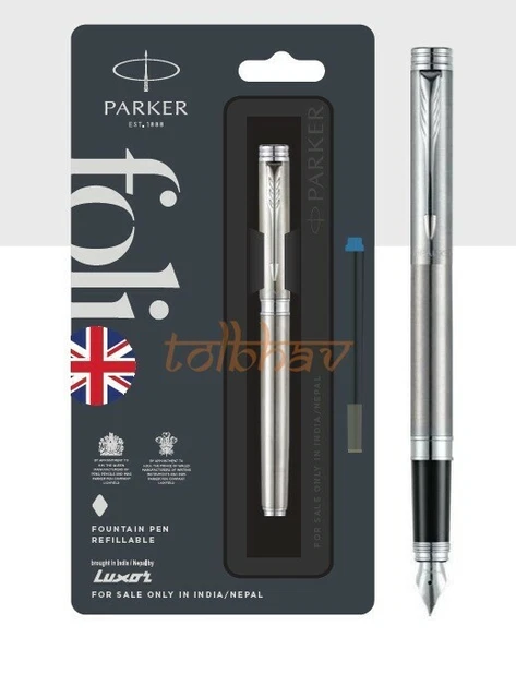 Parker Vector Stahl Gt Kugelschreiber Fein Neu Verpackt Ss