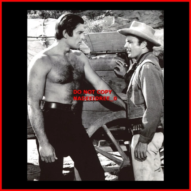 Clint Walker Shirtless 8X10 Photo
