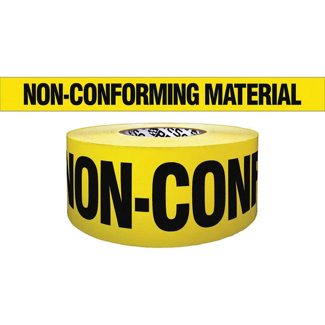 GRAINGER APPROVED B3104Y1842-200 Barricade Tape,Yellow/Black,1000ft x 3In