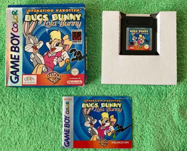 BUGS BUNNY & Lola Bunny Operation Karotten für Game Boy Color (2) EUR ...
