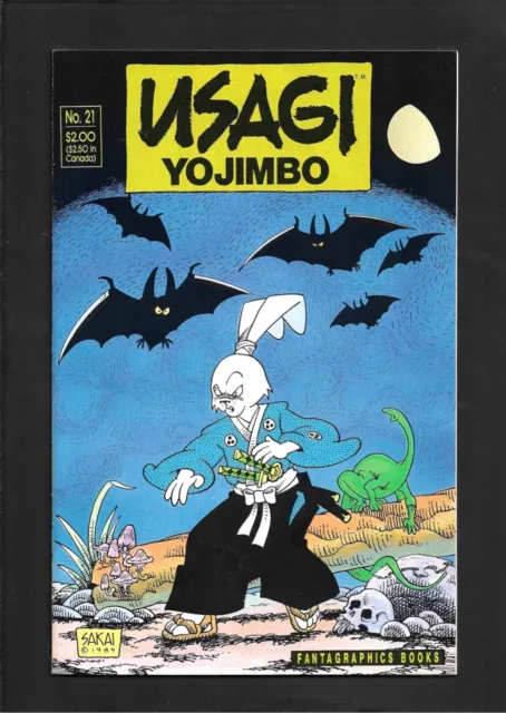 Usagi Yojimbo #21 (1990): Fantagraphics Books! Stan Sakai! TMNT! VF (8.0)!