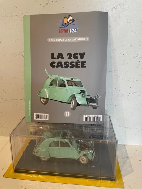 Hachette - Model car (10) - Superbe lot Tintin – 4 voitures 1/24 + 4 miniatures 1/43 – avec