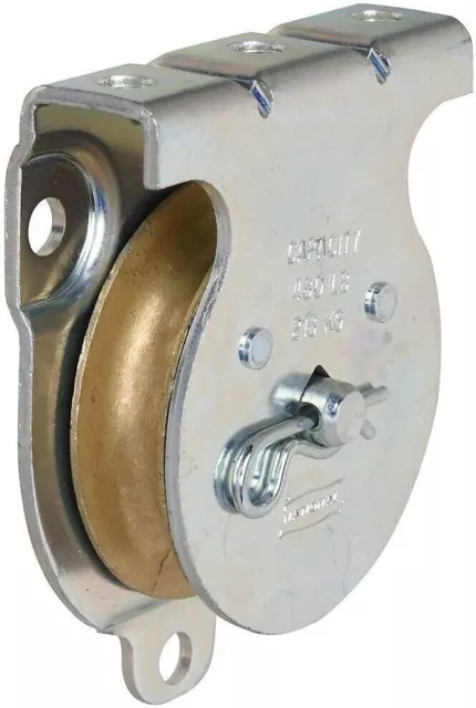 National Hardware's 2" Ceiling Mount Pulley -N100-318 Heavy Duty Rating w/480 LB