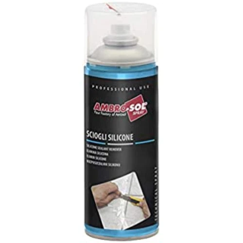 Sciogli Silicone Spray 2x400ml - Rimuove Residui, Con Raschietto E Guanti