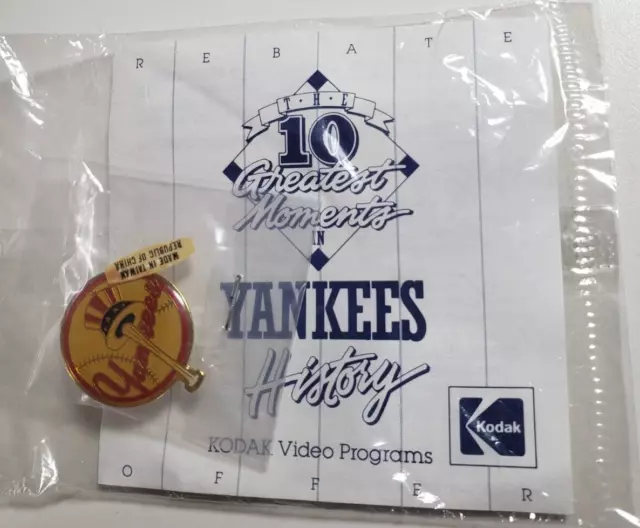 New York Yankees The Ten Greatest Yankee Moments History Pin - Sga