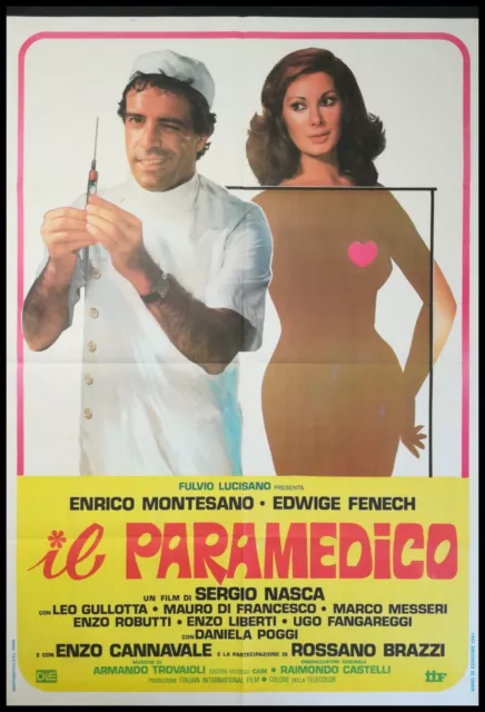 IL PARAMEDICO Manifesto Film 2F Poster Originale Cinema MONTESANO FENECH