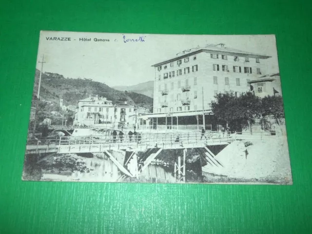 Cartolina Varazze - Hotel Genova 1920 ca