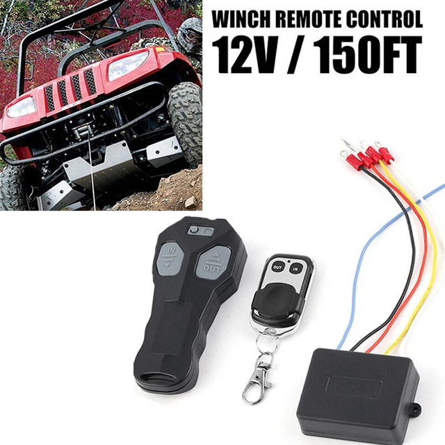 NEW 12V WIRELESS Winch Remote Control Kit Switch Handset for Car ATV