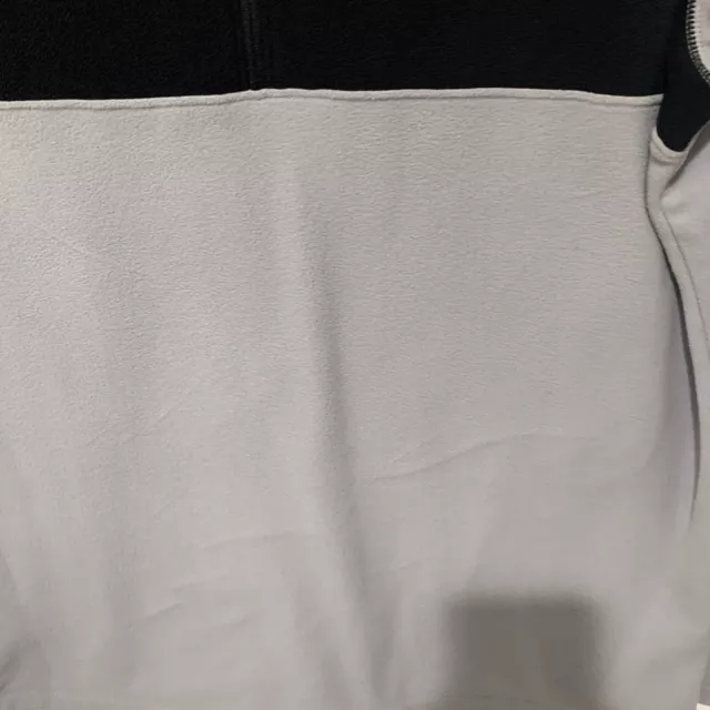 NORTH FACE | Fleece Mens 1/4 Gray Black Shirt Pullover Long Sleeve ...