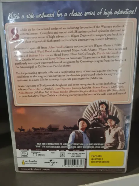 Wagon Train Seasons 2 - 3 Region 4 DVD Rare 3