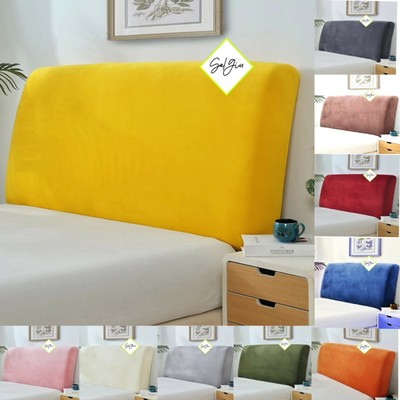YHWW Fodera per Testiera del Letto Copri Testata Letto Imbottito Matrimoniale/Singolo Una Piazza E Mezza Elastica Universale Copertura per Testiera per Letto Protezione per da Decorazioni Camera 