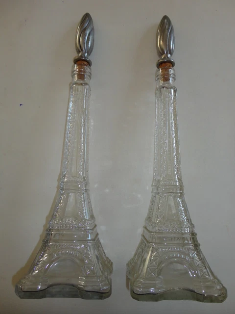 Bouteille Verre Tour Eiffel Coupe Du Monde Football 1998 Collector